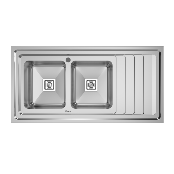 سینک-فانتزی-روکار-(لگن-R40)-بیمکث-مدل-4401-سایز-عمق-سینی-5cm-120*60-Bimax-