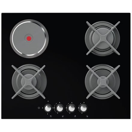 اجاق-گاز-صفحه-ای-شیشه-ای-ایتالیایی-چهار-شعله-G401H-میکس-پلاس-MixPlus-