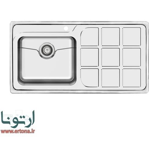 سینک-توکار-تک-لگن-7032-P45-میکس-پلاس-MixPlus-