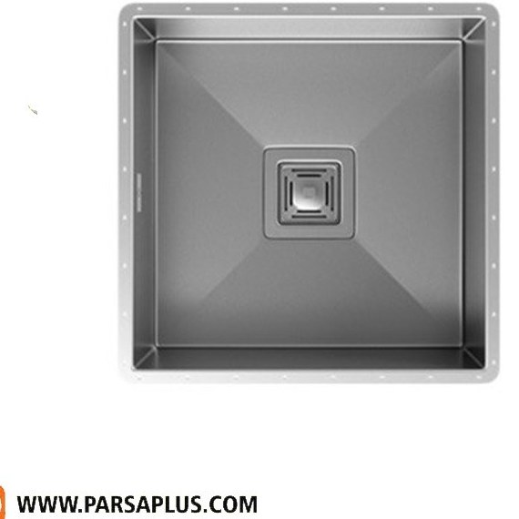سینک-استیل-کورین-40-*-40-داتیس-توکار-عمق-20cm-Datis-