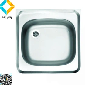 سینک-پرسی-(معمولی)-روکار-50*50*.-تك-لگن-4-ساحل-
