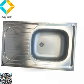 سینک-پرسی-(معمولی)-روکار-80*50*.-تك-لگن-4-ساحل-