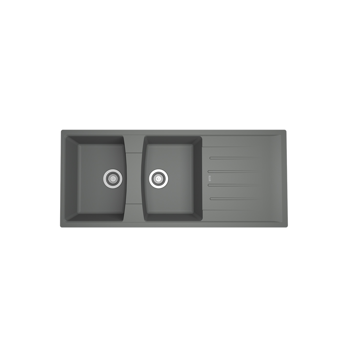 سینک-گرانیتی-دو-لگن-Elite-سفید-کن-R0-