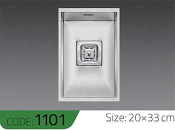 سینک-دست-ساز-1101-ابعاد-20*33-الکا-استیل-Elca-Steel-