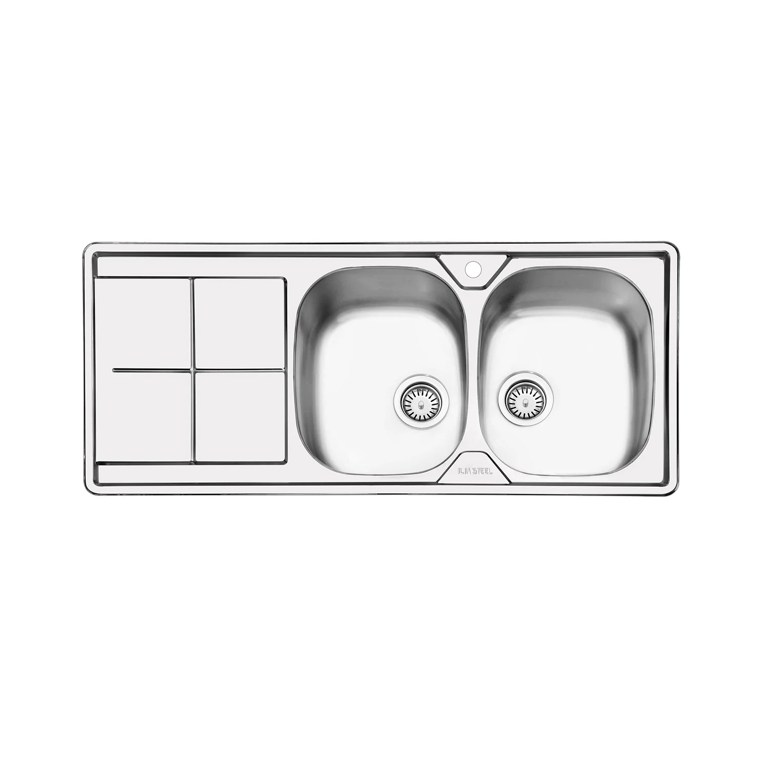 سینک-فانتزی-توکار-2041-ایلیا-استیل-Ilia-Steel-