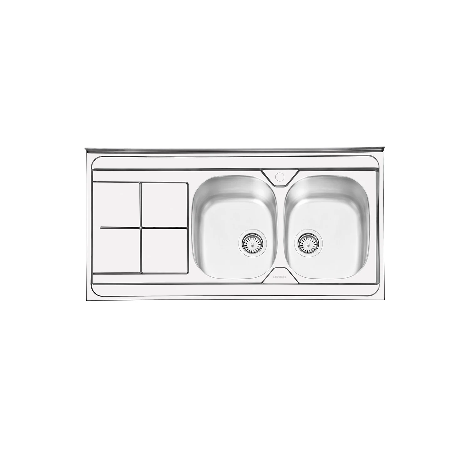 سینک-فانتزی-روکار-1041-ایلیا-استیل-Ilia-Steel-