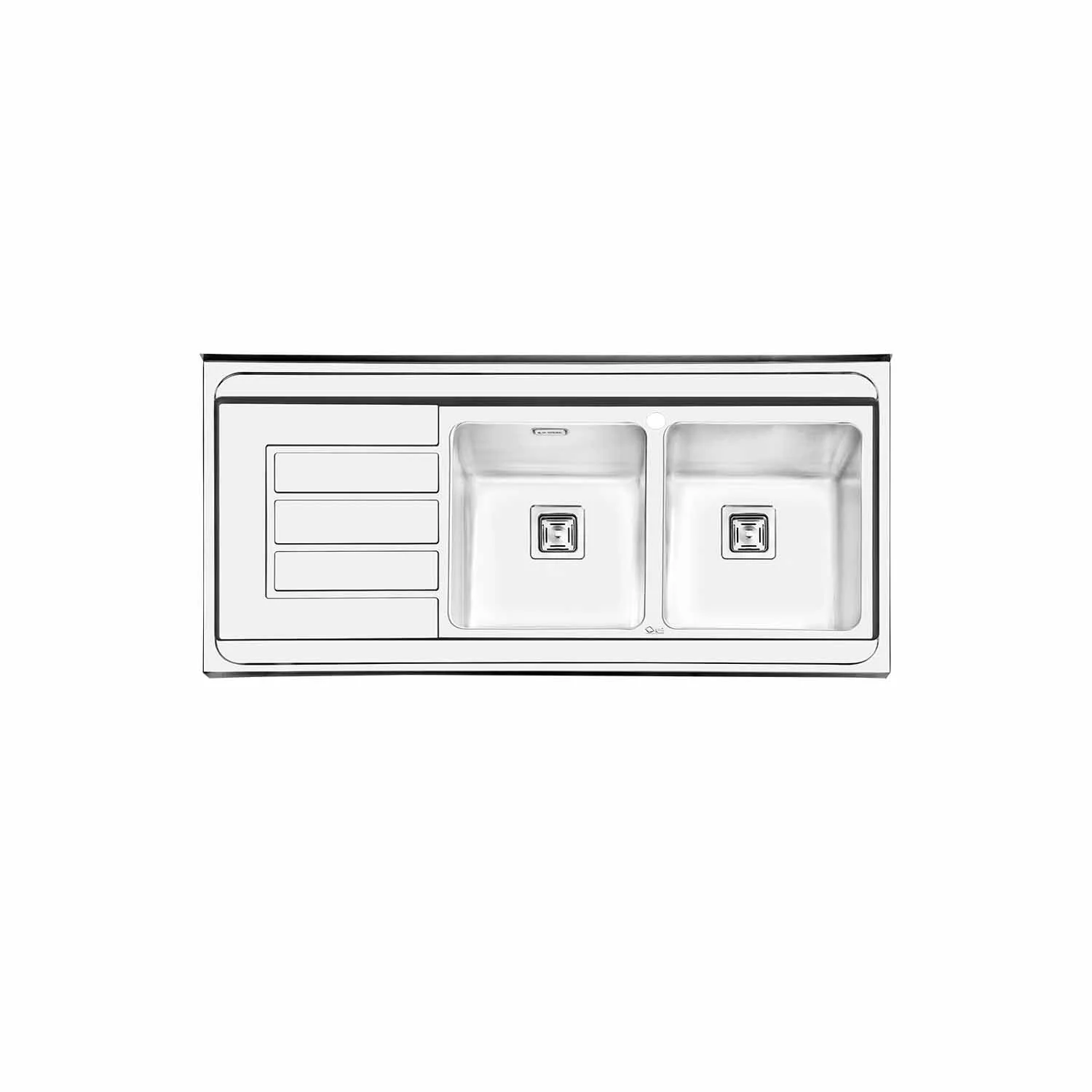 سینک-فانتزی-روکار-1062-ایلیا-استیل-Ilia-Steel-