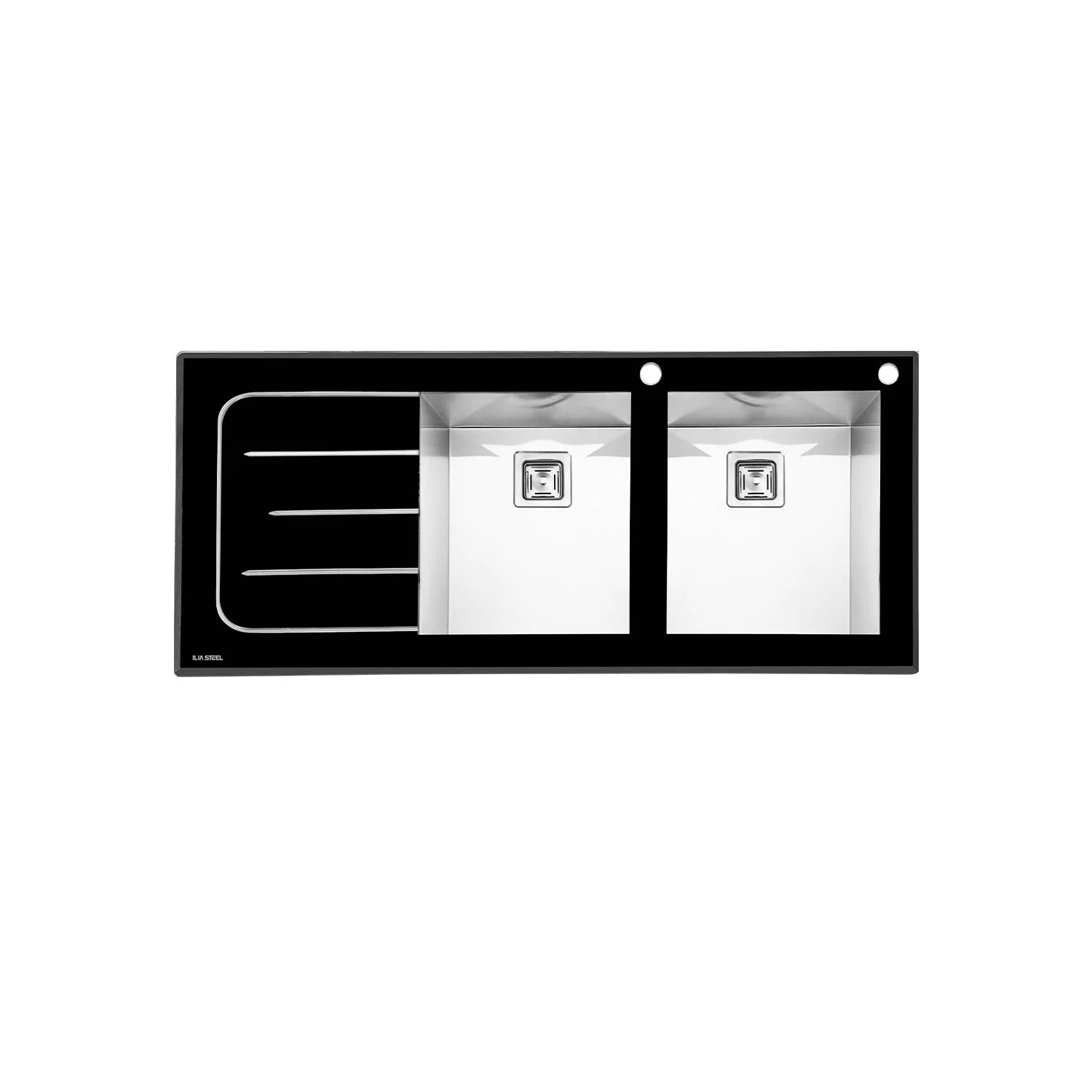 سینک-شیشه-ای-8022-ایلیا-استیل-Ilia-Steel-
