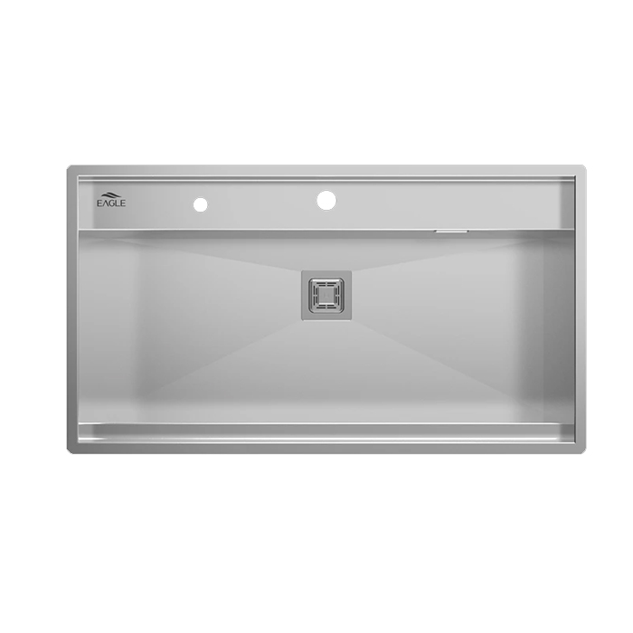 سینک-استیل-باکسی-429B-طول-90-ضخامت-ورق-1.2-عمق-لگن-20-ایگل-Eagle-